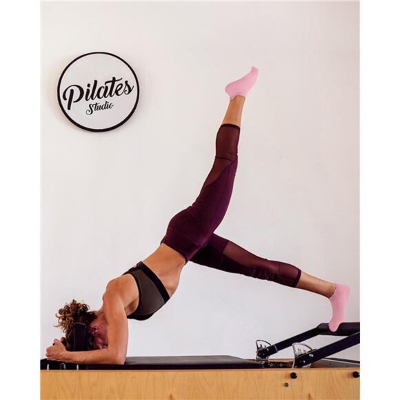 6 Pairs Grip Pilates Socks for Women, Non-slip Yoga Athletic Socks - Picture 3 of 7